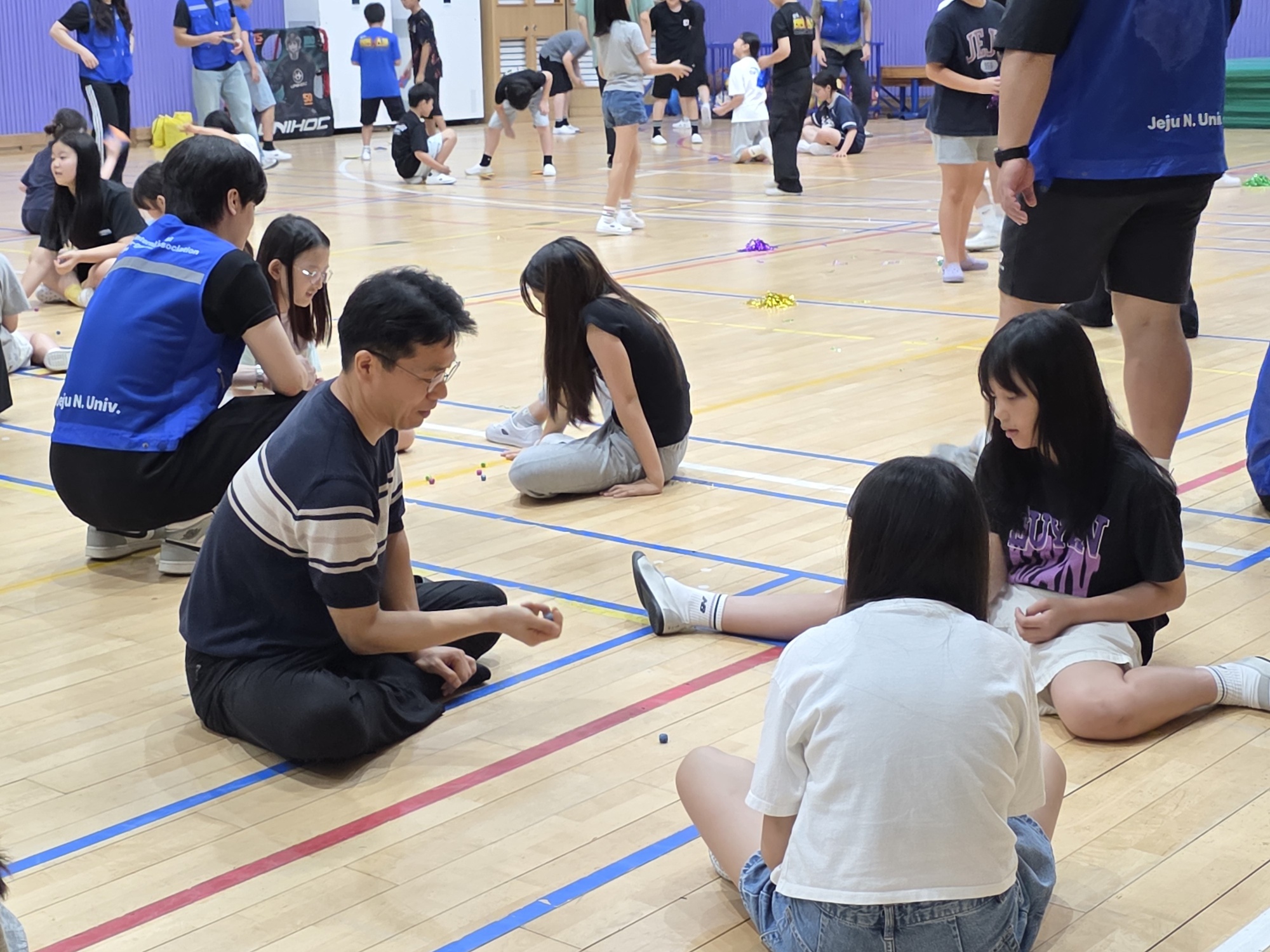 제주대학교 해양스포츠센터 전통놀이연구팀, 삼화초 ‘찾아가는 전통놀이 체험’ 성료