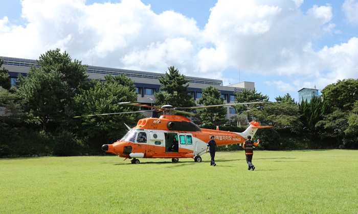 제주대학교 소방관서 합동 ‘대규모 소방훈련 실시’