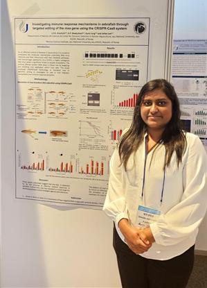 해양생명과학과 U.P.E. Arachchi, 한국해양생명과학회 우수 논문발표상 수상
