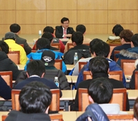 허향진 총장, 학생회 임원과 '대화의 장' 마련