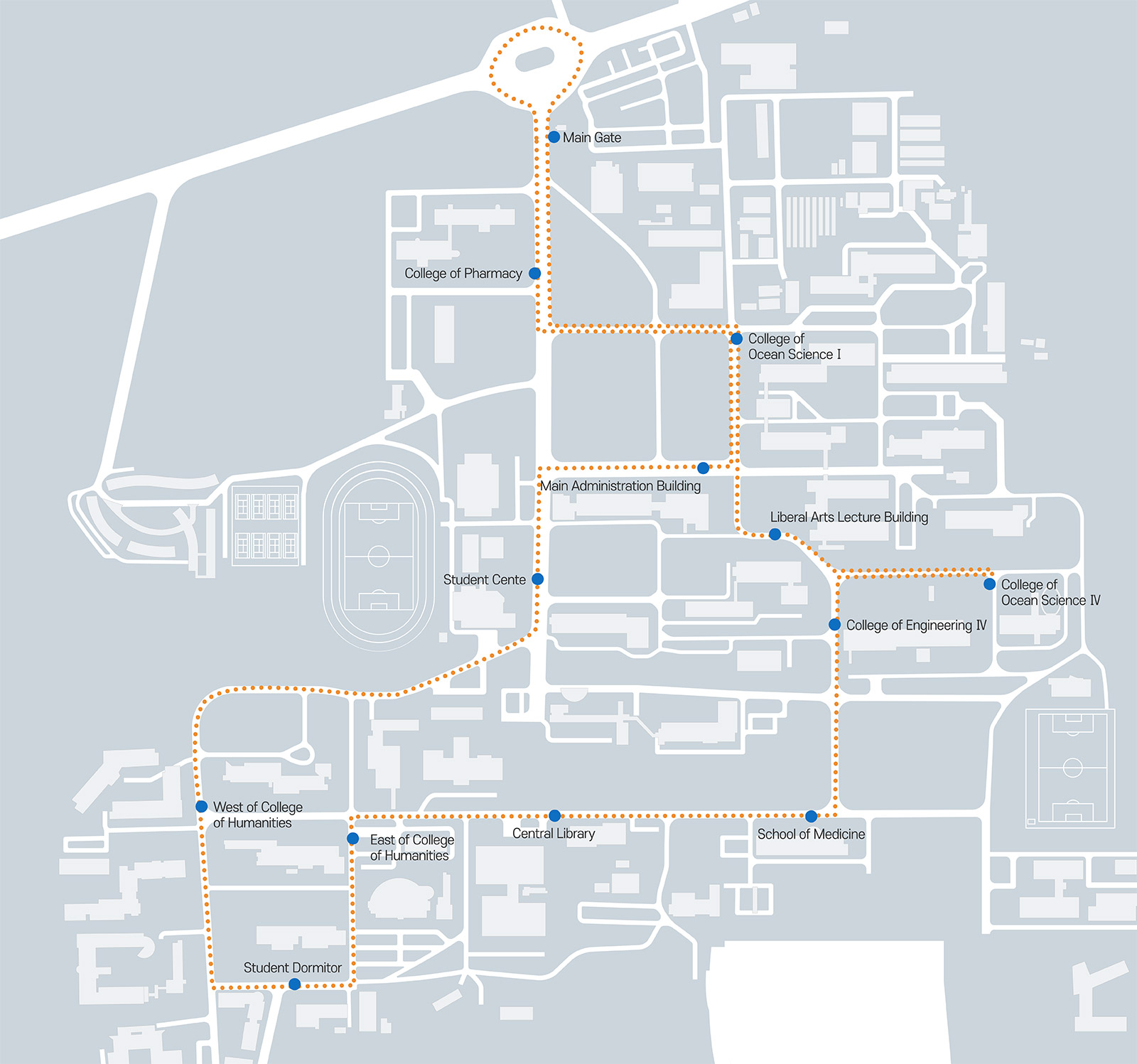순환버스 노선도